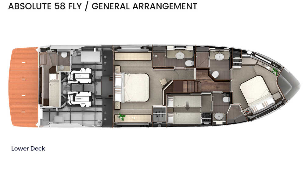 Lower deck