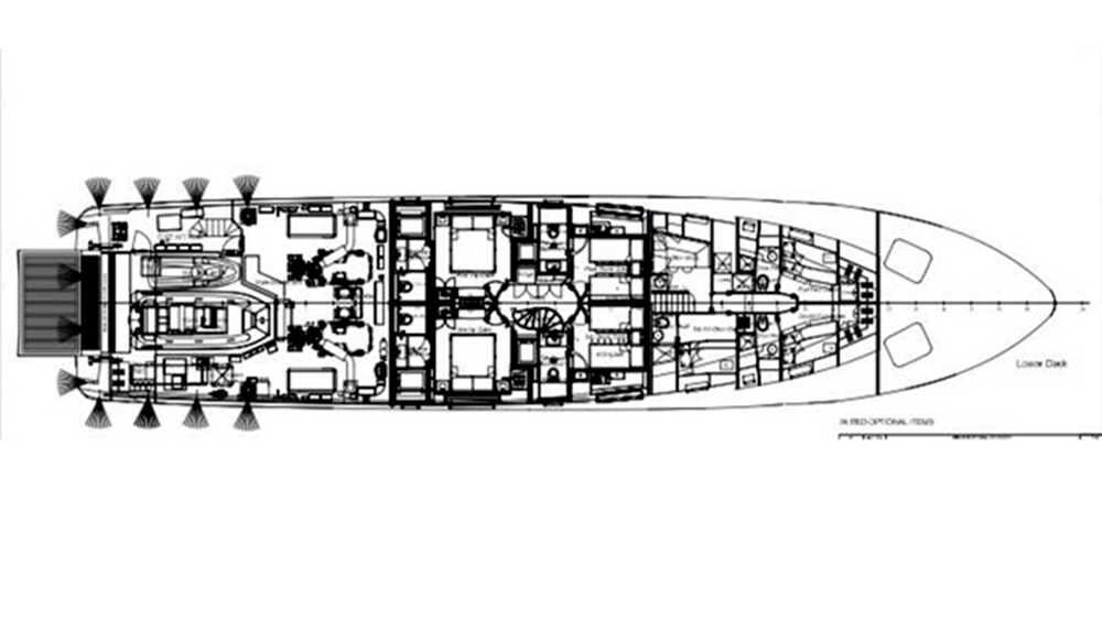 Lower deck