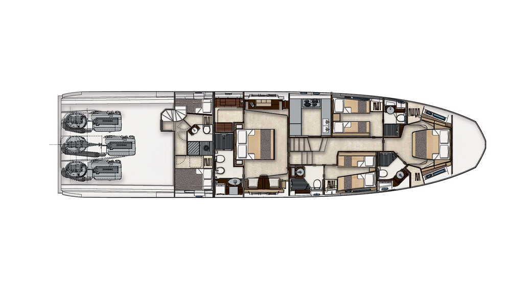 Lower deck