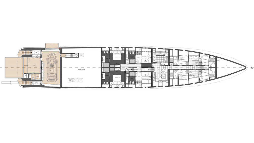 Lower deck