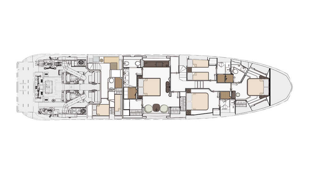 Lower deck