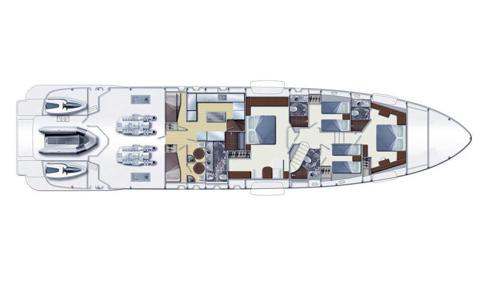 Lower deck