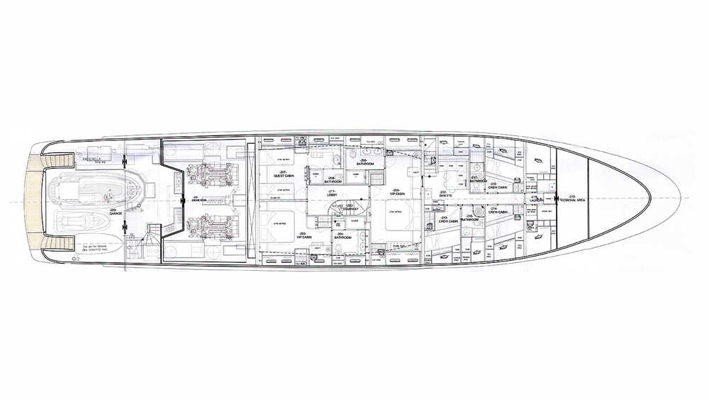 Lower deck