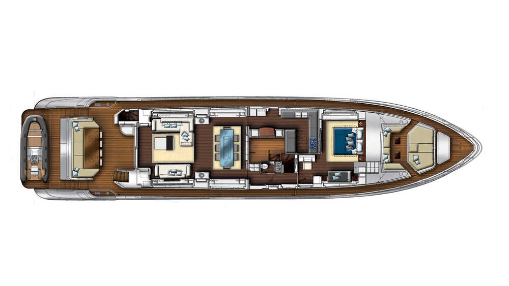 Main deck Azimut Grande 100