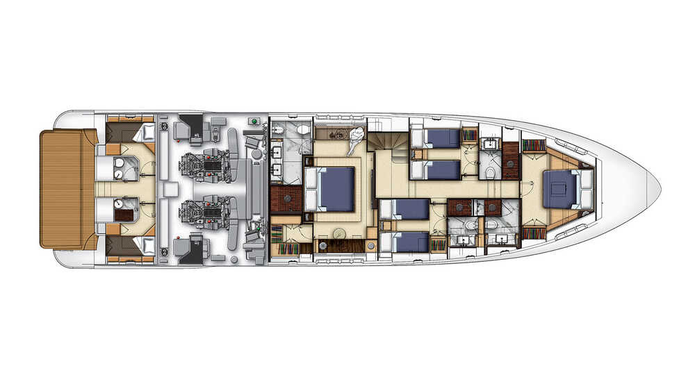 Lower deck