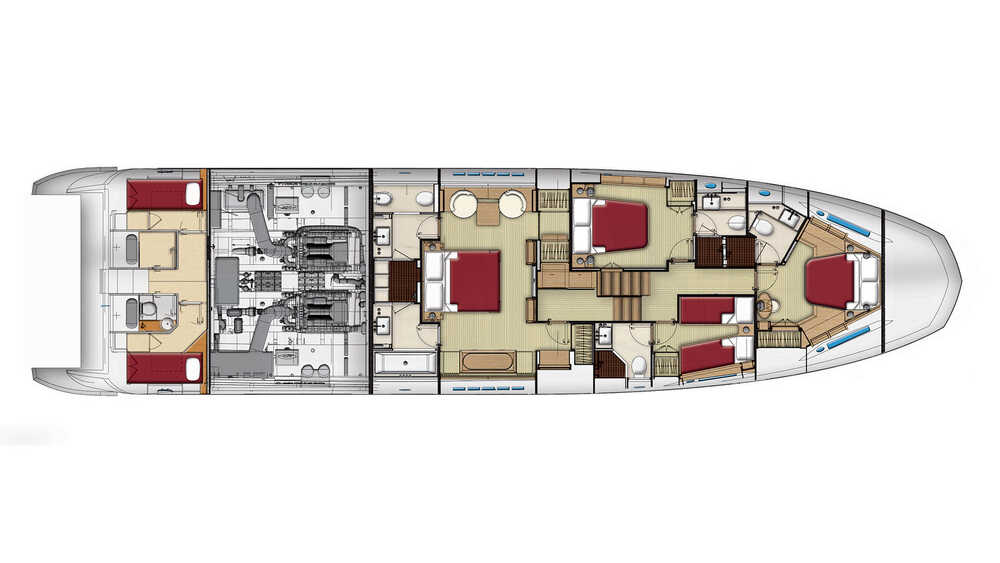 Lower deck