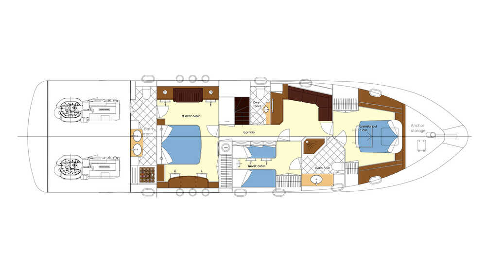 Lower deck