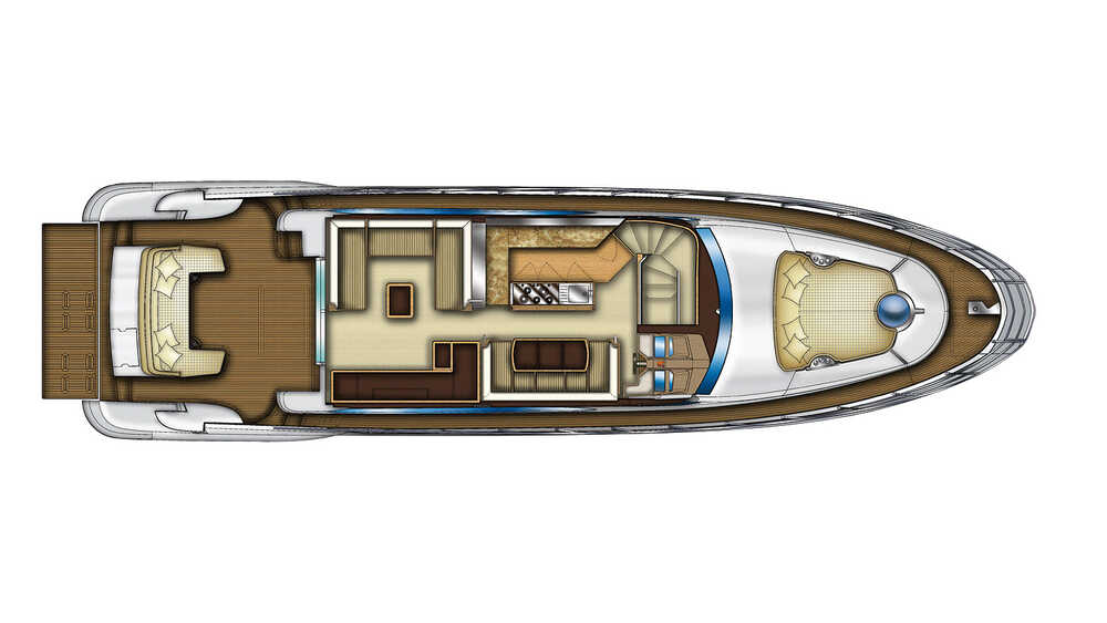 Main deck Azimut Flybridge 64