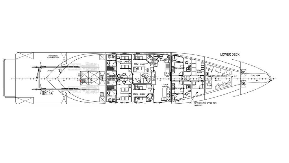 Lower deck