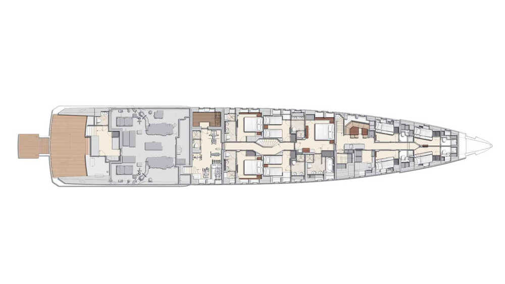 Lower deck