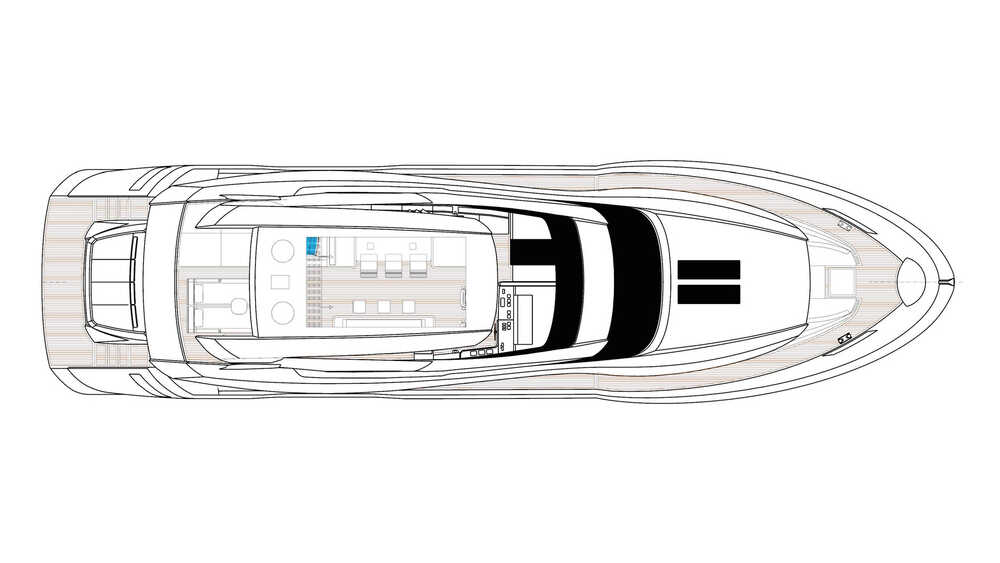 Flybridge (with hardtop view)