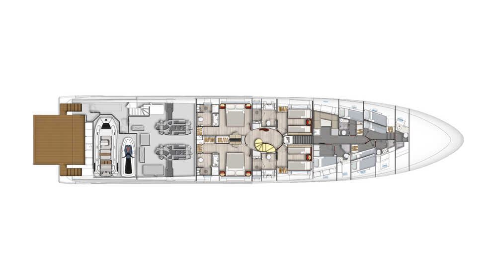 Lower deck
