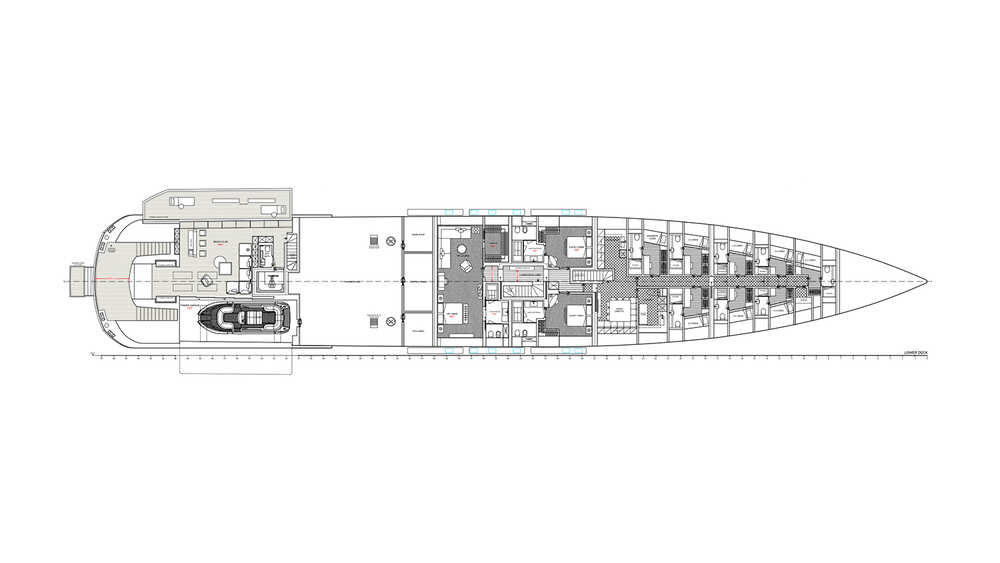 Lower deck