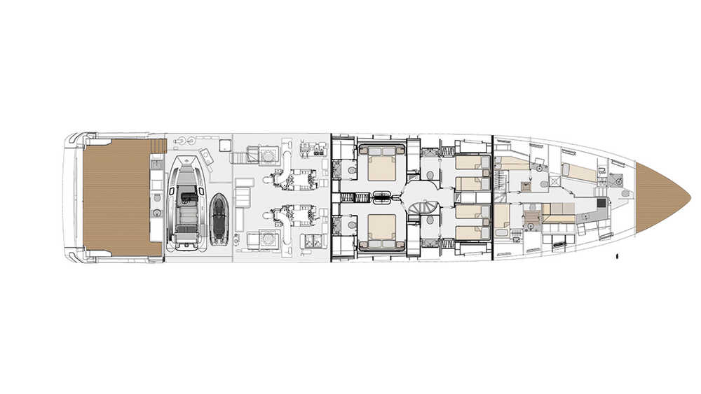 Lower deck