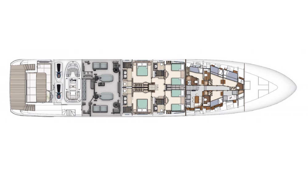 Lower deck