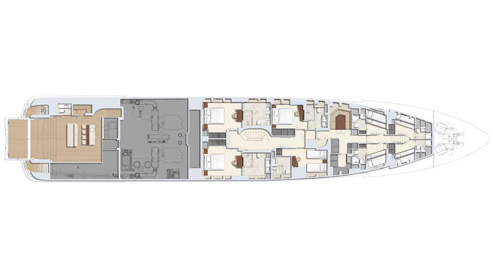 Lower deck