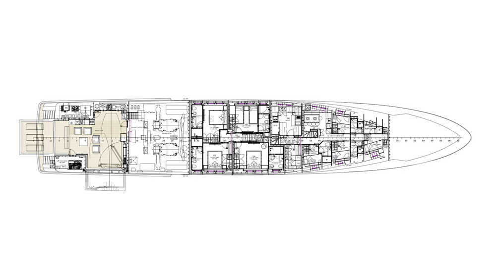 Lower deck