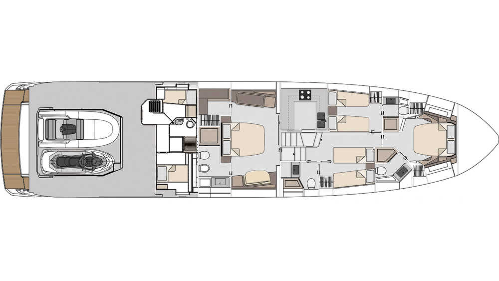 Lower deck