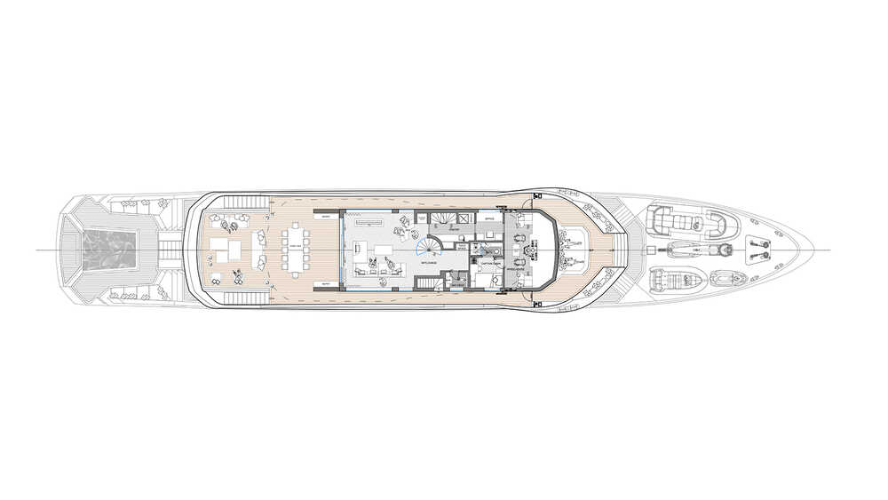 Upper deck | 6 cabins