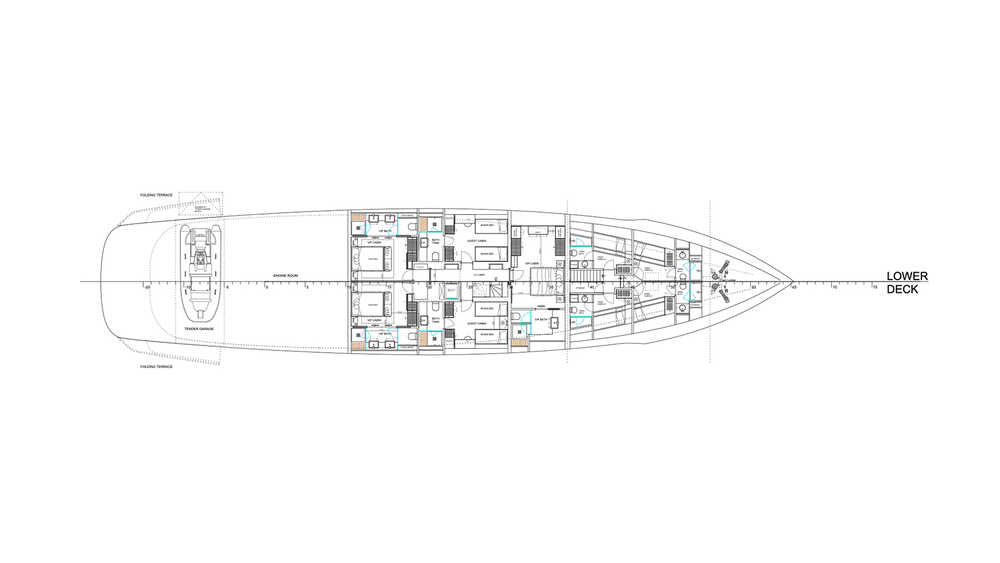Lower deck | Hard top version