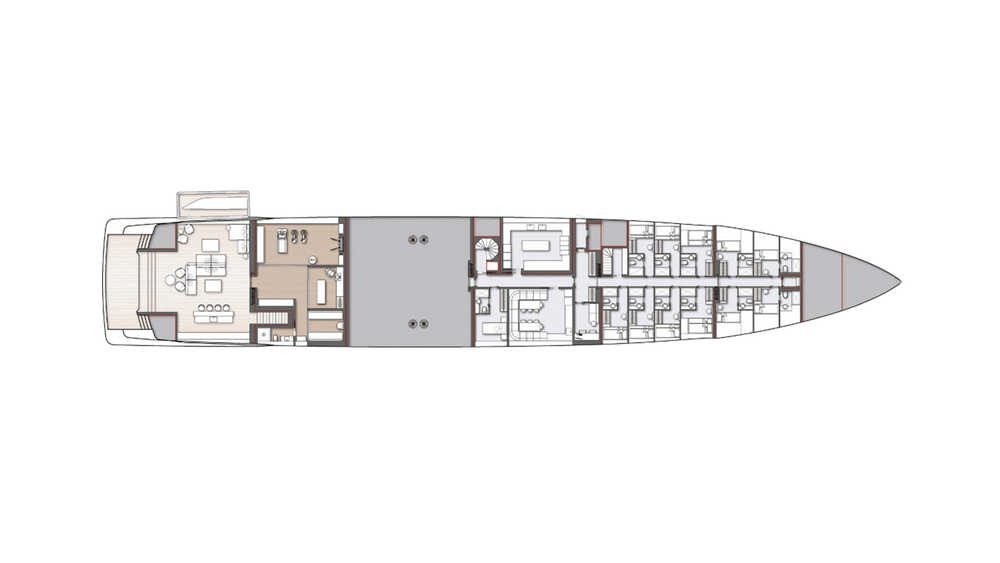 Lower deck
