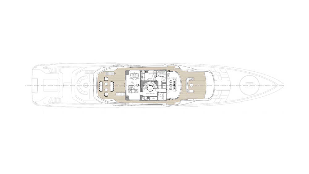 Bridge deck 6 cabin layout