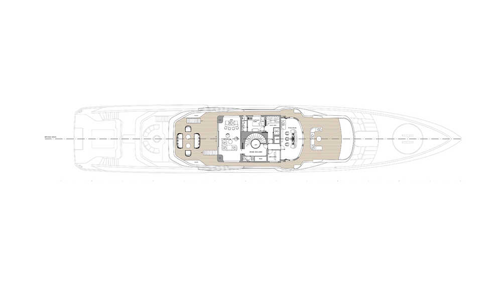 Bridge deck 7 cabin layout