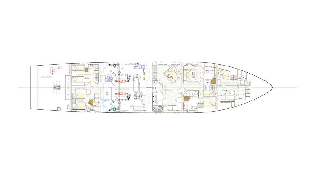 Lower deck