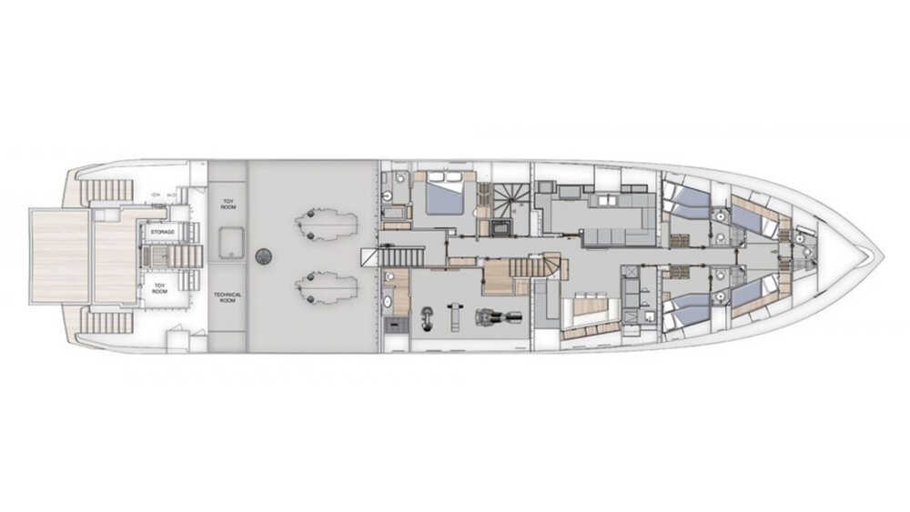 Lower deck