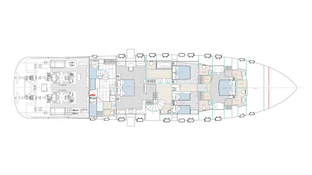 Lower deck