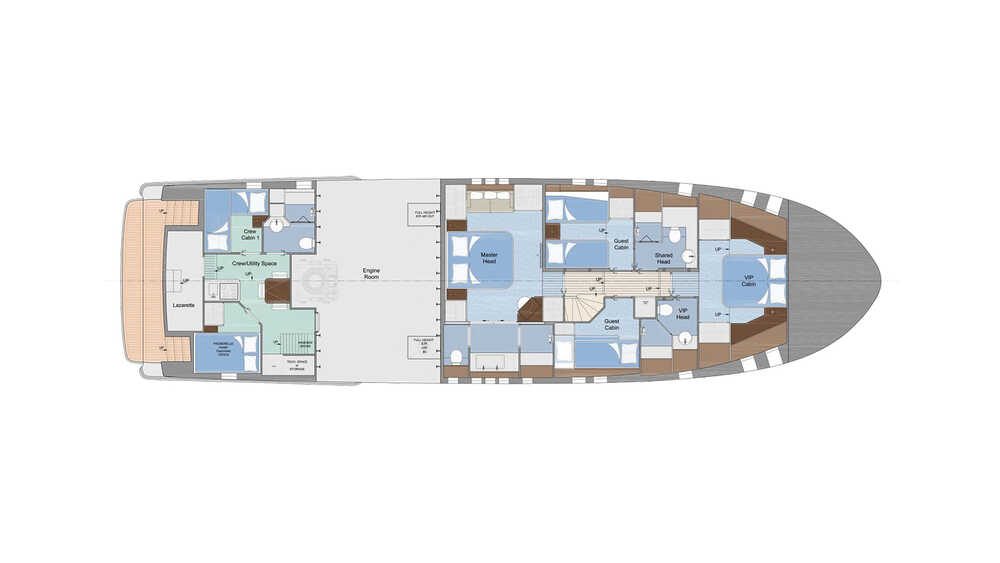 Lower deck