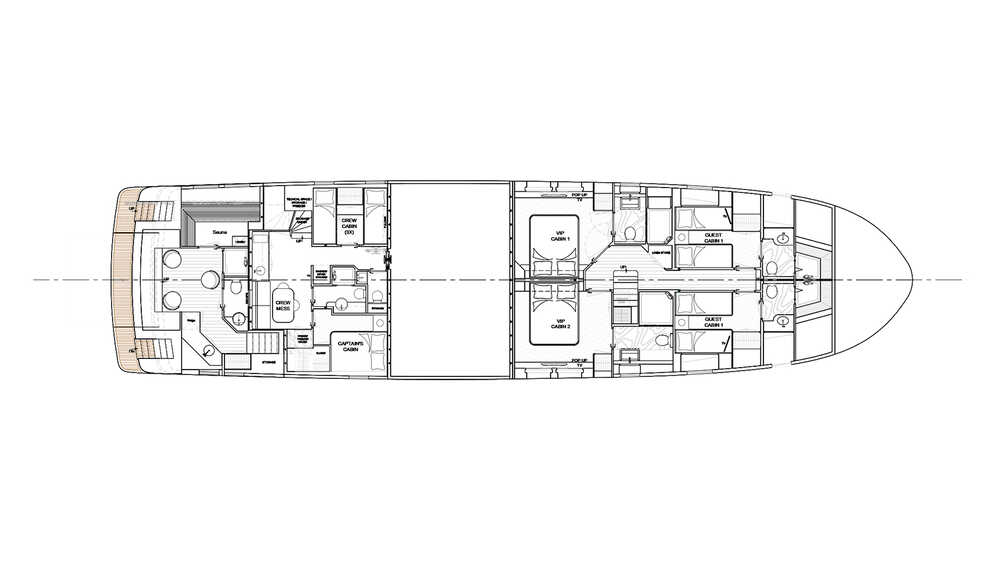 Lower deck