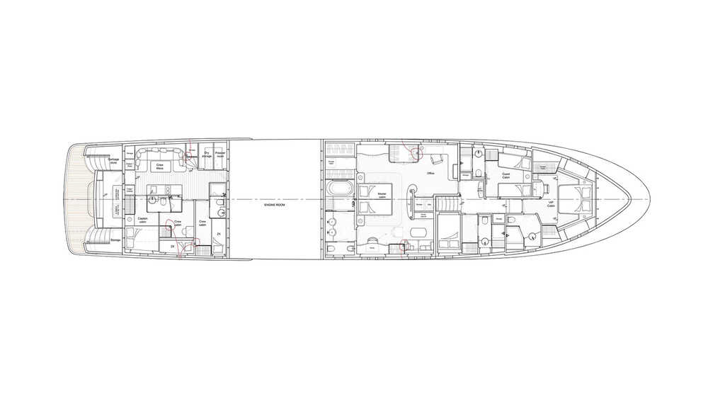 Lower deck