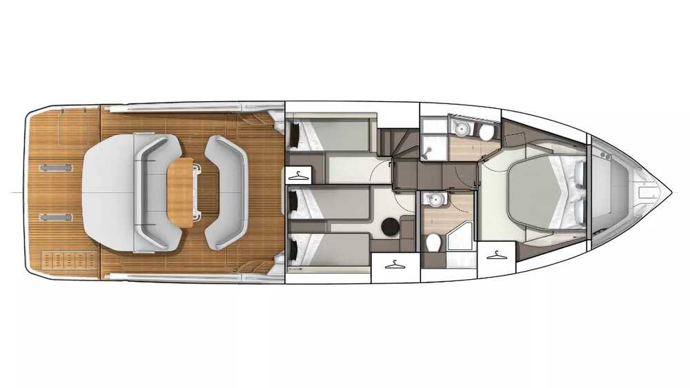Cockpit - 4 berths configuration