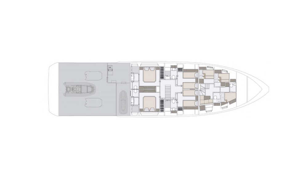 Lower deck