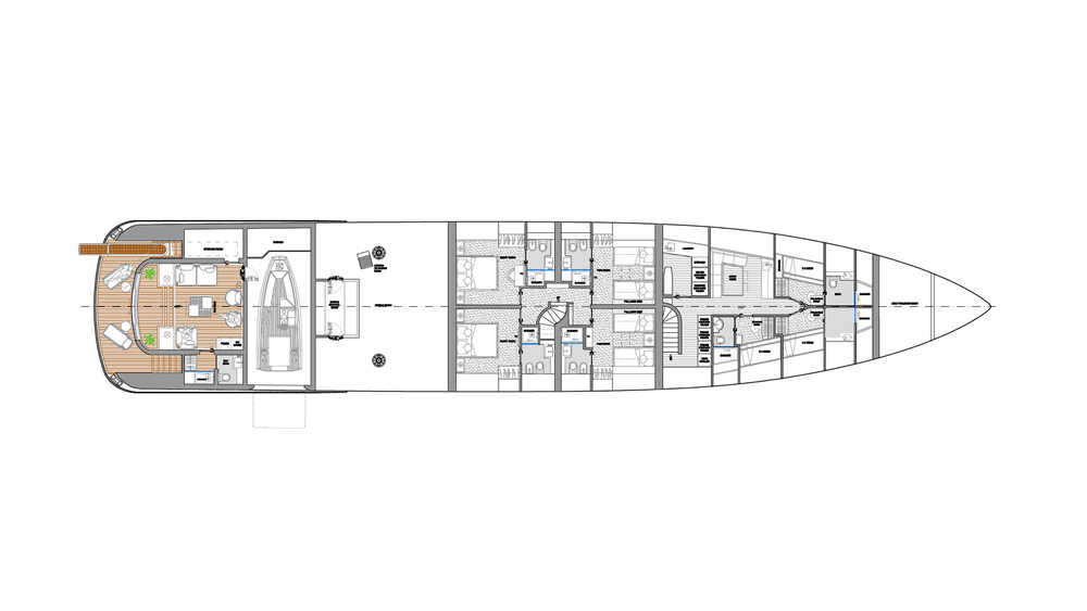 Lower deck