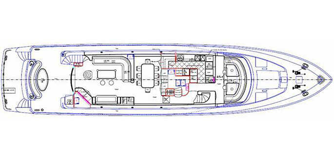 The main deck of the Horizon 97 (2009)