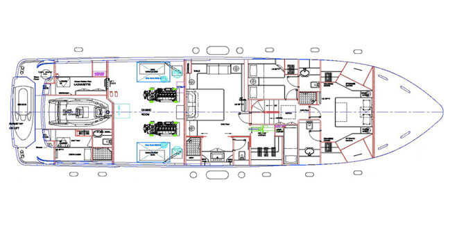 Lower deck