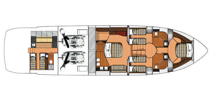 Lower deck / cabins