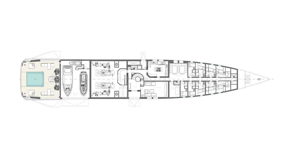 Lower deck