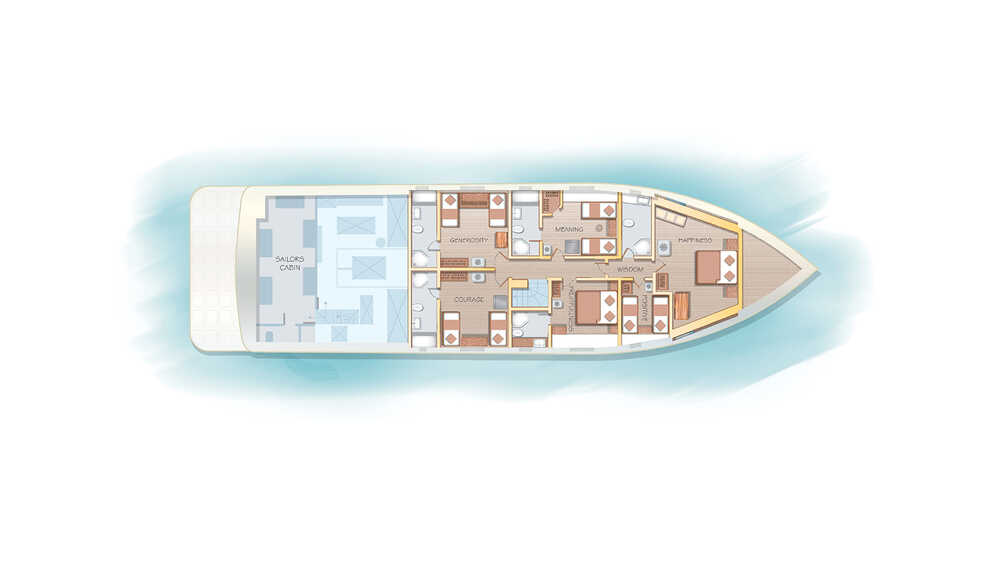 Lower deck