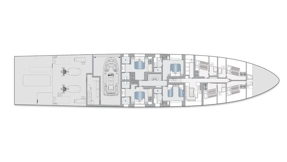 Lower deck