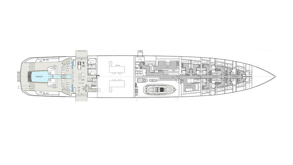 Lower deck