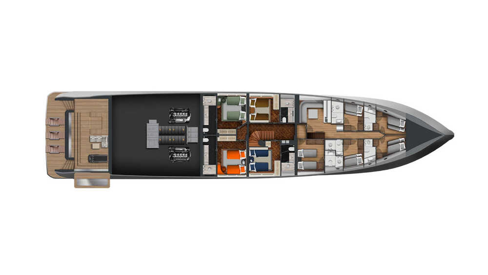 Lower deck