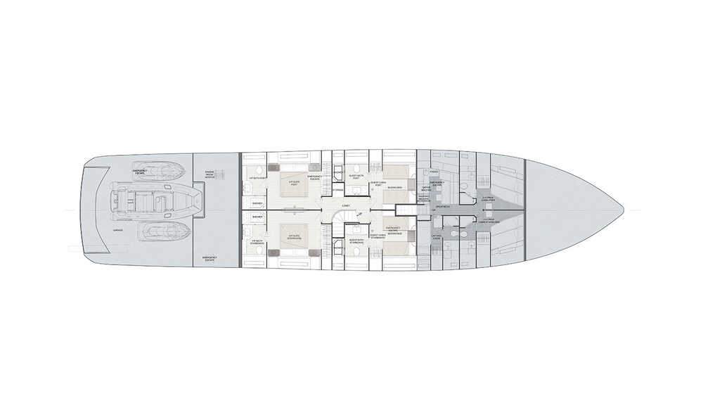 Lower deck