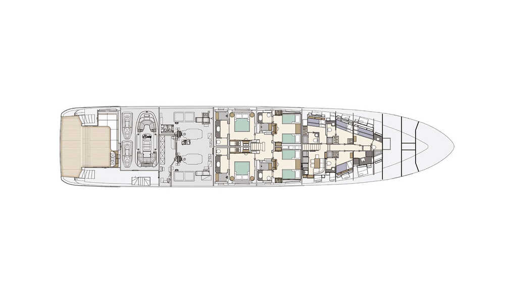 Lower deck