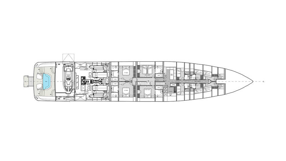 Lower deck