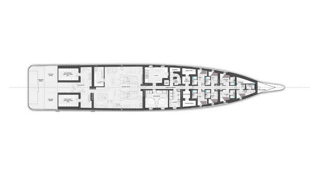 Lower deck
