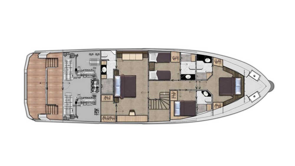 Lower deck