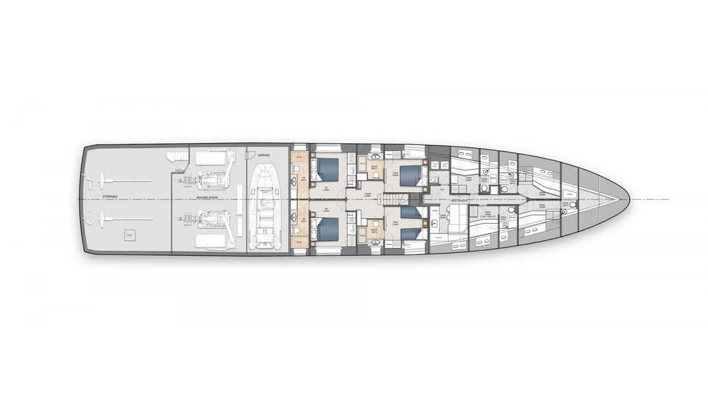 Lower deck